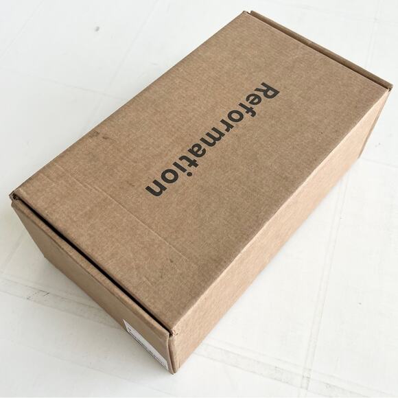 REFORMATION Noreen Slingback Pump Women’s SIZE 9 Gold Silver - Picture 8 of 13